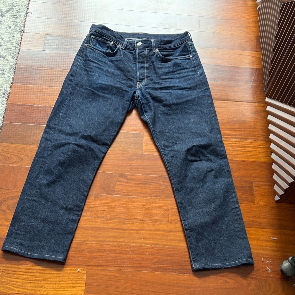 Buck Mason Indigo Straight Leg Jeans